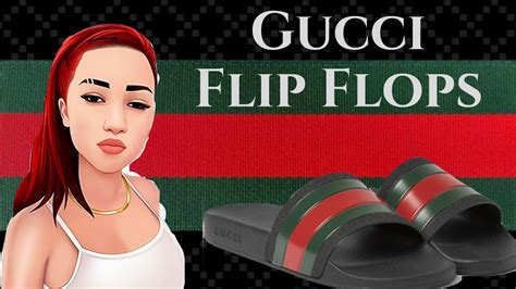 gucci flip flops bhad bhabie sample|Gucci Flip Flops download.